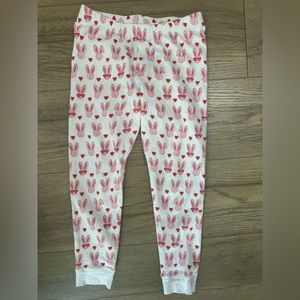 Roller Rabbit girls size 10 bunny and heart pajama bottoms